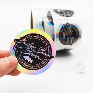 Bán buôn tùy chỉnh in UV véc ni nến cuộn nhãn với Holographic hương thơm ghi chú cho thơm Jar nến hấp dẫn thị giác - Product Image 4