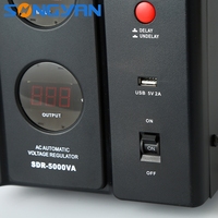 Régulateurs/Stabilisateurs de tension monophasés SDR OEM/ODM de haute qualité avec transformateur toroïdal certifiés CE pour courant alternatif