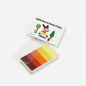 GP Private Label Non Toxique <span class=keywords><strong>Halloween</strong></span> Cosmétique à Base d'Eau Visage Corps Peinture Rainbow Split Color Enfants Adultes Visage Peinture - Product Image 2