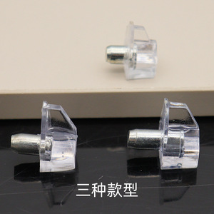 Estante de plástico Peg Accesorios para muebles Soporte de vidrio Gabinete Estante Soporte Pin - Product Image 4