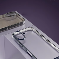 Nueva Funda Brillante Electrochapada para iPhone 16 Pro Max de la Serie Apple, con Protección Antigolpes y Anticaídas, Gran Venta