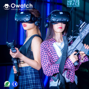 Thực Tế Ảo Nhiều Người Chơi VR Trạm Trò Chơi Chiến Đấu Trò Chơi Arcade 9dvr Mô Phỏng Trò Chơi Zombie Bắn Súng - Product Image 3