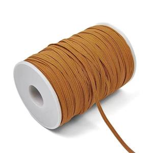 Großhandel Umweltfreundliches Farbiges Polyester-Gummi 3mm Flaches Geflochtenes Elastikband für Bademode Oeko-tex - Product Image 1