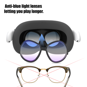 Marco de Protección de <span class=keywords><strong>Lentes</strong></span> para Quest 2/Quest 3S, Diseño Magnético con Bloqueo de Luz Azul, Protección Ocular para <span class=keywords><strong>Lentes</strong></span> Ópticas - Product Image 2