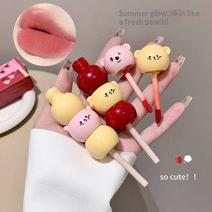 Gege Bear canded Haws กำมะหยี่<span class=keywords><strong>หมี</strong></span>นุ่มหมอกปากไม่ติดถ้วยไวท์เทนนิ่งเนื้อกำมะหยี่เนื้อริมฝี<span class=keywords><strong>ป</strong></span>ากไม่แห้ง - Product Image 1