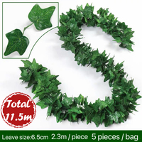 Feuille de lierre artificielle plantes vigne guirlande suspendue fausses fleurs feuillage maison cuisine jardin bureau mariage décor mural