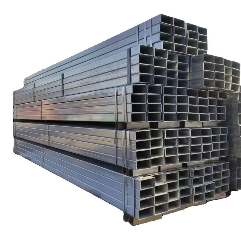 300x200x6mm Hot Dipped Galvanized Square and Rectangular Steel Pipe GI Hollow Section