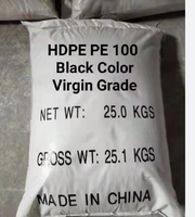Granulés de résine plastique HDPE, polyéthylène haute densité, HDPE vierge, HDPE recyclé, PE100, PE80