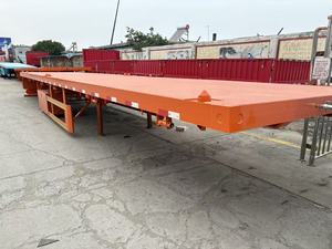 Semirremolque de Plataforma Plana de 20/40 Pies para Contenedores, para el Mercado del Sudeste Asiático, Material de Acero Duradero - Product Image 3