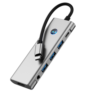 <span class=keywords><strong>Hub</strong></span> et station d'accueil portable 9 en 1 Type C, adaptateur OTG, station d'accueil USB C et USB C, séparateur, station d'accueil pour ordinateur portable - Product Image 2