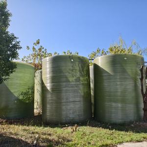 大型500Lグラスファイバー製水平/垂直地下貯蔵タンク 曲げ加工済み 環境に優しい 家庭用 水/燃料貯蔵用 - Product Image 6