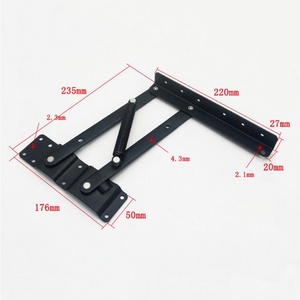 High Quality Iron Modern Small <b>Bed</b> Box Triangle Spring Hinge for <b>Sofa</b> <b>Bed</b> Apartment Living Room Screw-On - Product Image 4