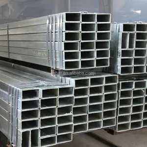 Sıcak satış ucuz kare tüp kaynaklı galvanizli çelik borular boyutları 20x20 25x25 40x40 50x50 60x60