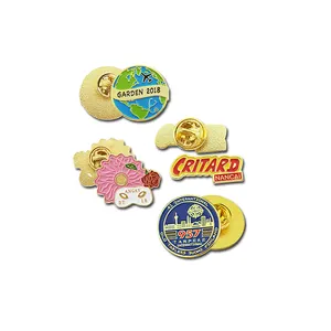 Pin Enamel Lapel Musik Sayap Elang Lollipop Murah Sesuai Pesanan Pin Lencana Logam Nama Lucu dengan Tas Genggam Kupu-kupu