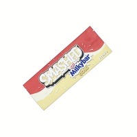 Envoltura de barra energética de Chocolate de diseño múltiple OEM, bolsita de embalaje de barra de proteína con sello trasero con muesca de rasgado