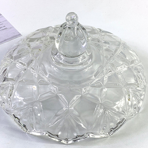 Vente en gros de pots à bougies en verre vintage avec couvercle, pots à bonbons en forme d'ananas, <span class=keywords><strong>cristal</strong></span> de mariage - Product Image 6