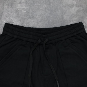 Hot Selling Custom Service Cargo Shorts Drawstring Casual Distressed Style Solid Color Cotton Fabric Shorts for Men - Product Image 5