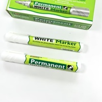 Marqueur Permanent à Pointe Bille Surwin Blanc, Taille Jumbo 10mm, Encre Pigmentée Imperméable, Vente Chaude en Gros Usine