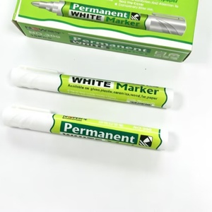 Marcadores Permanentes de Punta Redonda de Color Blanco al por Mayor de Fábrica, Tinta de Pigmento de Venta Caliente, Bolígrafo de Dibujo Resistente al Agua - Product Image 3