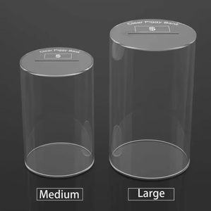 Alcancía de Acrílico Transparente con Cerradura <span class=keywords><strong>para</strong></span> Ahorrar Dinero, <span class=keywords><strong>para</strong></span> Niños, Niñas, Adultos, Tarro de Regalo <span class=keywords><strong>para</strong></span> Monedas, <span class=keywords><strong>Billetes</strong></span> y Efectivo - Product Image 3