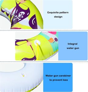 Hot Sale Kids <b>Inflatable</b> Pool <b>Floats</b> with Water Guns Swim Tubes Beach Ball Pool <b>Floats</b> Toys for Ages 8 to 12 Summer Party Fun - Product Image 5