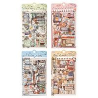 4 autocollants par paquet Little Joys Along the Way Series Premium-feel Planner Stickers DIY Planner Supplies