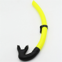 Tube respiratoire de plongée en gros, tube de plongée humide en PVC, tube respiratoire pour la natation sous-marine, tuba de plongée sous-marine