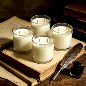 Bougie parfumée multi-mèches dans un bocal en verre transparent, cire de soja naturelle, sans fumée, pour la décoration de la maison - Product Image 4