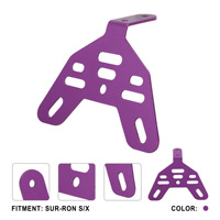Support de feu arrière en alliage d'aluminium pour moto électrique tout-terrain, accessoire de modification
