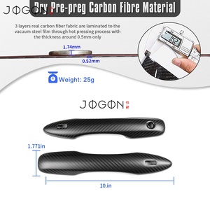 ฝาครอบมือจับประตูด้านนอกสำหรับ Toyota GR <span class=keywords><strong>Yaris</strong></span> GXPA16 2025 2026 คาร์บอนไฟเบอร์แท้  ชุดแต่งมือจับประตูด้านข้าง  อุปกรณ์ตกแต่งภายนอก - Product Image 4