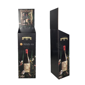 Custom Red Wine Dump Bins Cardboard <strong>Displays</strong> Whiskey <strong>Pallet</strong> Shelf Spirit Retail POP <strong>Corrugated</strong> <strong>Paper</strong> Dump <strong>Displays</strong> - Product Image 4
