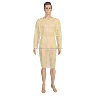 Blouse d'isolement jetable, couleur et taille personnalisées, imperméable, blouses d'hôpital jetables, blouse pour visiteurs