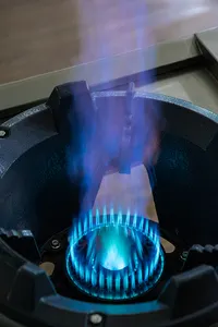 Kompor Gas Tekanan Tinggi Komersial Restoran Stainless Steel Lpg Kompor Gas Sing Wok Burner dengan Rak