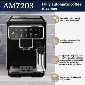 Fully-automatic Smart Aluminum Housing Touch Screen Display Espresso <b>Coffee</b> <b>Maker</b> Machine Household Automatic Aluminum Housing C - Product Image 2