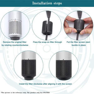 Cubierta de Filtro para <span class=keywords><strong>Dyson</strong></span> Airwrap, Accesorio de Repuesto para la Cubierta Exterior del Filtro - Product Image 5