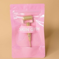 Sachet zip-lock personnalisé pour poudre protéinée, emballage cosmétique imprimé à 3 joints latéraux, sac en plastique mylar pour la gymnastique cutanée pour masque facial à lotion
