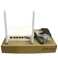 ONU XPON 2,4G GIGABIT HG8546M GPON EPON 2 antenas 1GE + 3FE + 1TEL + WIFI 2,4G US/EU enchufe enrutador de fibra óptica con equipo
