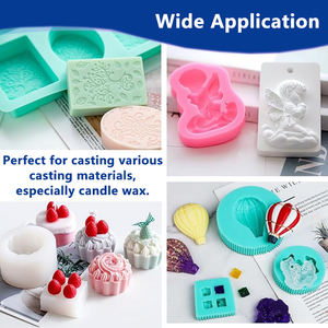 40 Shore una gomma di <span class=keywords><strong>Silicone</strong></span> liquida ad alta resistenza allo strappo per uso alimentare platino per la fabbricazione di stampi artigianali - Product Image 5