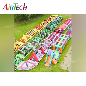 Tùy chỉnh thực hiện khổng lồ thổi lên dành cho người lớn khóa học trở ngại Inflatable trò chơi ngoài trời thổi phồng đua theo dõi Inflatable Ninja khóa học Nhà cung cấp - Product Image 5
