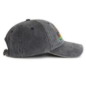 Casquette de baseball vintage non structurée en coton lavé 100 % personnalisée avec logo brodé, 6 panneaux, pour homme, vente en gros - Product Image 4