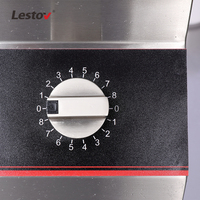 Cuisinière à induction en céramique à double brûleur Lestov avec boîtier en acier inoxydable 5000W pour les restaurants en buffet