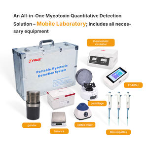 Système de test rapide des mycotoxines portable FinderBio, testeur d'aflatoxines portable |   Valise de laboratoire, équipement, machine pour l'analyse des mycotoxines - Product Image 1