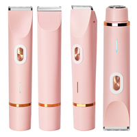 Rasoir électrique sans fil 2 en 1 pour femme, rasoir électrique indolore, rasoir électrique étanche pour le corps