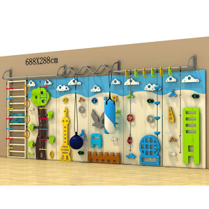 Moetry - Estructura de Escalada de Madera para Interiores, Equipo de Ejercicio Infantil, Barras de <span class=keywords><strong>Gimnasia</strong></span>, Escalador de Pared, Gimnasio en Casa para Niños - Product Image 2