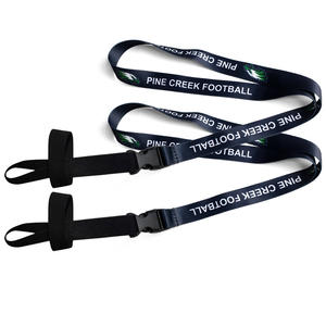 Porte-bouteille d'eau promotionnel pas cher lanière en polyester tissé avec logo personnalisé - Product Image 3