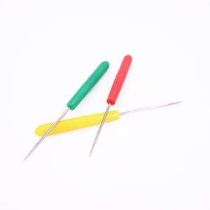 Plastic Handle Awl Stainless Steel Colored Hand Sewing <b>Leather</b> Craft <b>Tool</b> - Product Image 2