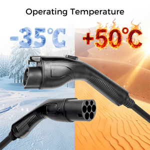 Cable de Carga Rápida para Vehículos Eléctricos Tipo 2 a Tipo 1, 32A, 3 Fases, Cable de Extensión para Cargador de Auto - Product Image 3
