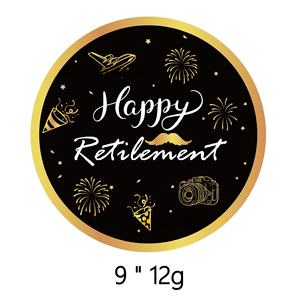 Ensemble de fête de <span class=keywords><strong>voyage</strong></span> sur le thème de la retraite décorations de vaisselle comprenant des gobelets en papier assiettes nappes en tissu gâteaux cartes ballons - Product Image 2