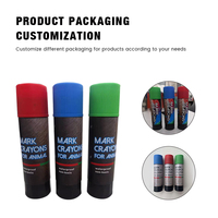 Nouveaux crayons marqueurs pour animaux de ferme, marqueurs colorés pour animaux, pour les élevages de porcs - Lisses, garantie de 6 mois