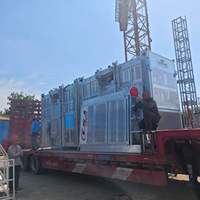 Hoist Konstruksi SC300/300 2*3000kg Lift Bangunan Dua Kabin dengan Sertifikat CE